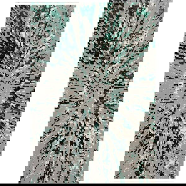 Smart Living Sunset Modern Shimmer Rug - Emerald