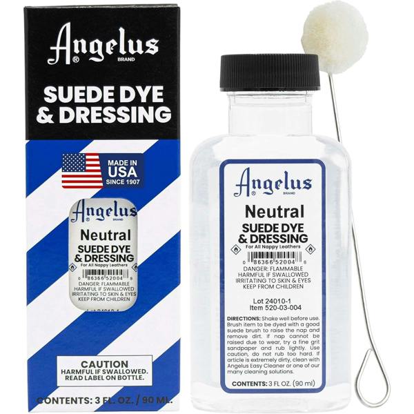 Angelus Suede Dye and Dressing - Restore and Protect Delicate Suede 3oz