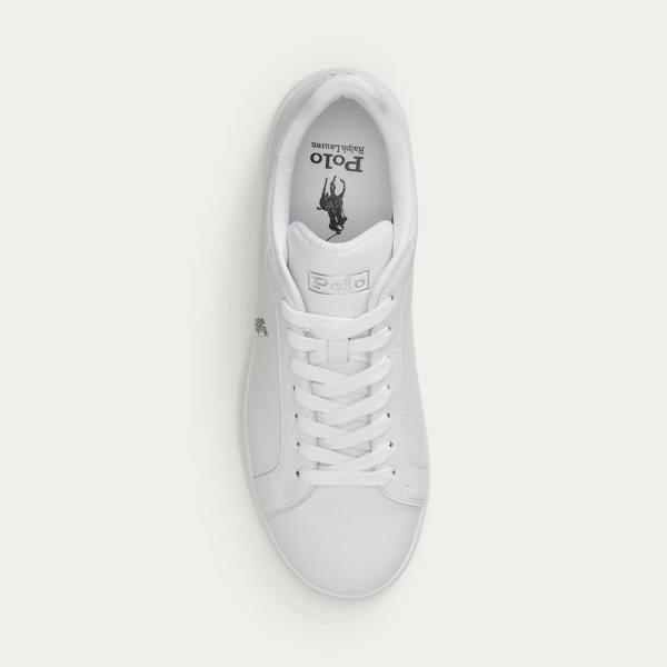 Polo Ralph Lauren HRT CRT II Court Trainers   in  White