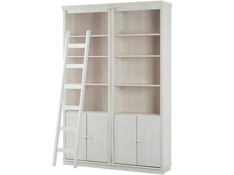 Dorel Home Anita Wall Unit G in White Lacquer
