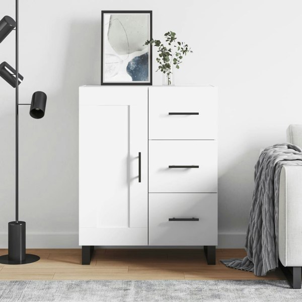 Berkfield Sideboard White 69.5x34x90 cm Engineered Wood