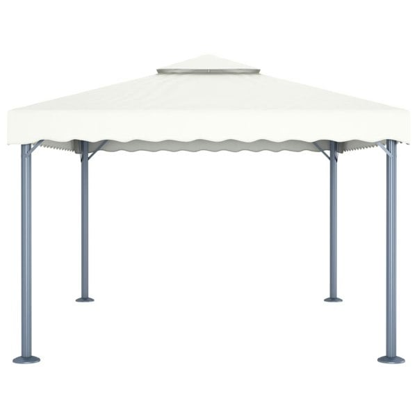 Berkfield Gazebo 400x300 cm Cream Aluminium