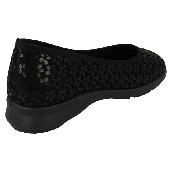 DB Shoes Ladies DB Shoes 2V Fitting Ballerina Style Slippers Virginia
