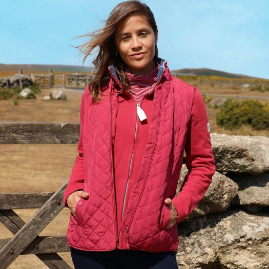 Lazy Jacks LJ33 - Ladies Full Zip Sweatshirt - Red