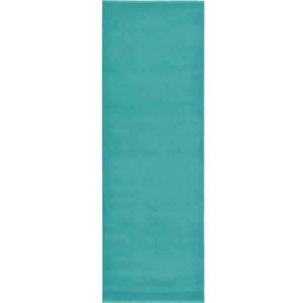 Solid Design Living Room Rug in Duck Egg Blue | The Rugs