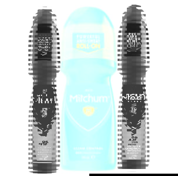 Mitchum Roll-On Anti-Perspirant Deodorant Clean Control 100ml Pack of 6