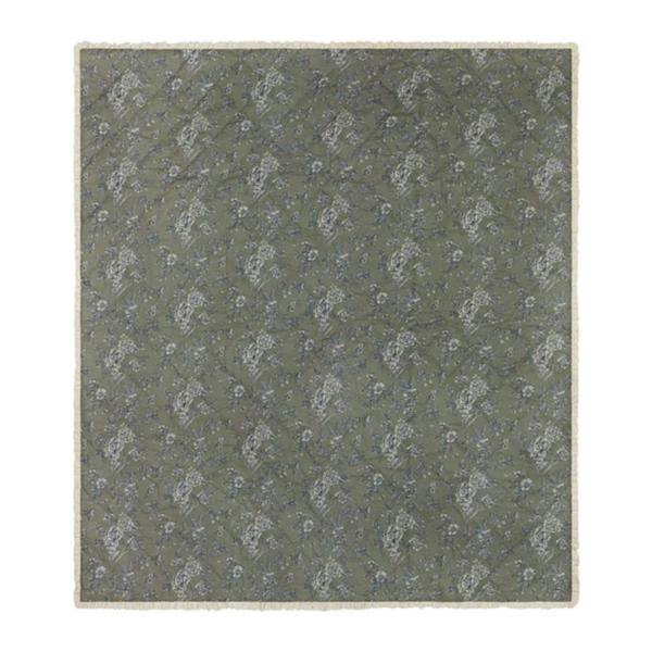 Wylder Hermione Cotton Ruffled Bedspread - Moss - 