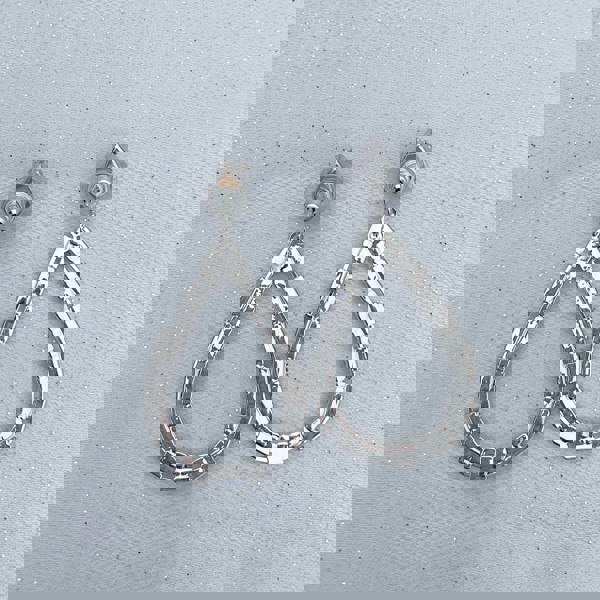 teardrop earrings statement earrings in silver drop earrings