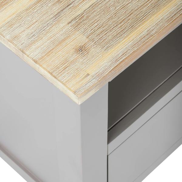 Statement Furniture Florence Wooden Corner TV Unit With 2 Drawers and Shelf
