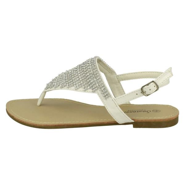 Savannah Ladies Savannah Toe Post Diamante Sandals