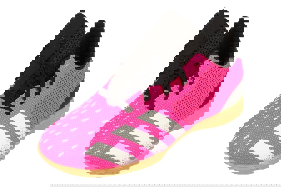 Adidas Predator Freak.4 In Sala Junior Football Trainers Boots  FW7539 - Pink White Black Fw7539 - Photo 0