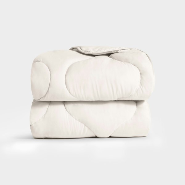 Ethical Bedding Quilted Snuggle Blanket - Wheat