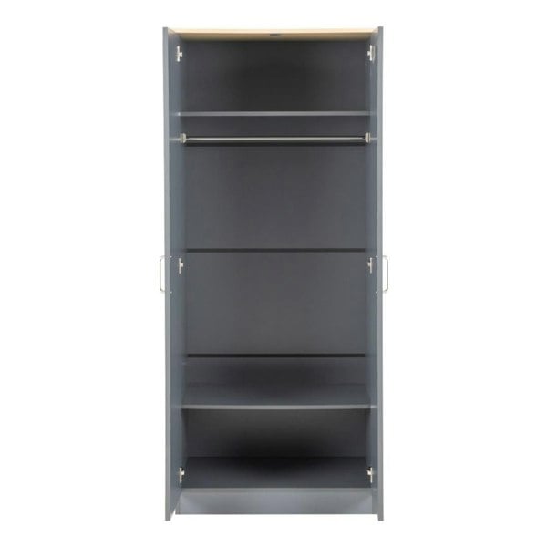 Seconique Portland 2 Door Double Wardrobe