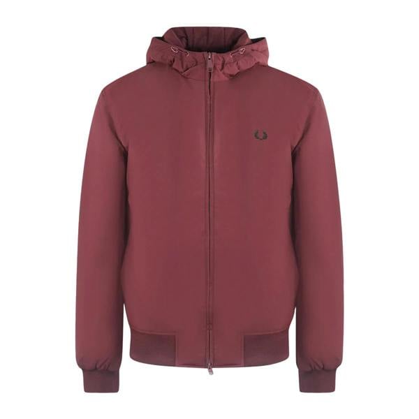 Fred Perry Mens Brentham Padded Jacket - Oxblood Burgundy - 