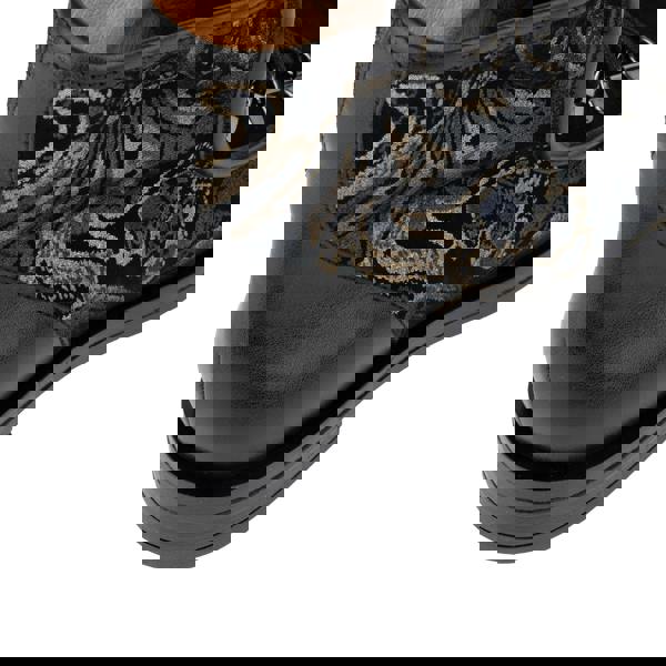 Embassy London Hedera - Black & Grey & Gold - Women's Suede Alpine Boot