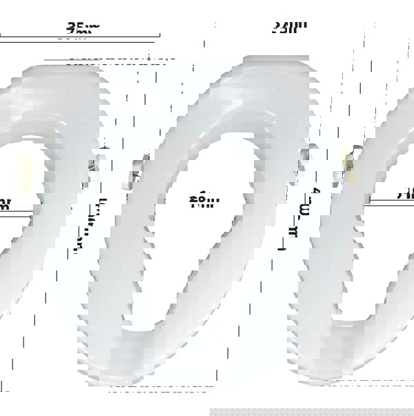 Aidapt Ashby Raised Toilet Seat 2 inch height