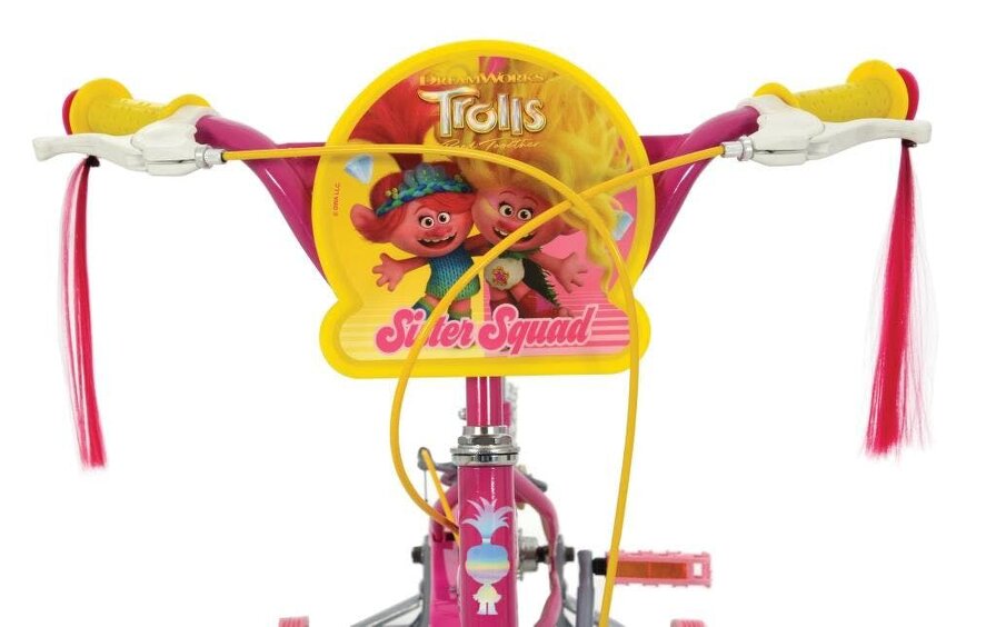 Trolls 14" Wheel Kids Bike - Pink