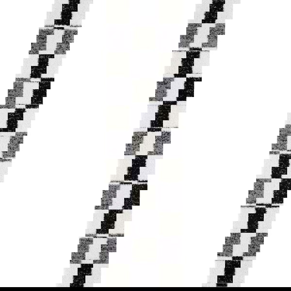 Geometric Design Thick Shaggy Area Rugs Grey