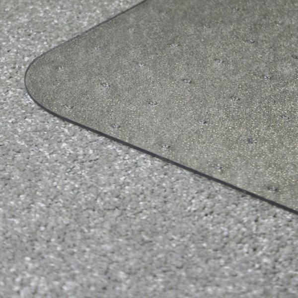 Marvelux Polycarbonate Chair Mat for Medium Pile Carpets (up to 12mm) - Clear Rectangular Office Carpet Protector - Multiple Sizes