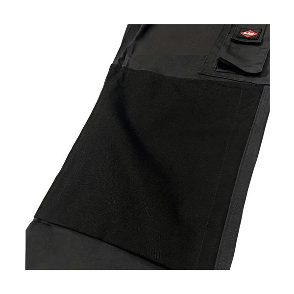 Lee Cooper Mens Holster Pocket Work Cargo Trousers - Black - 