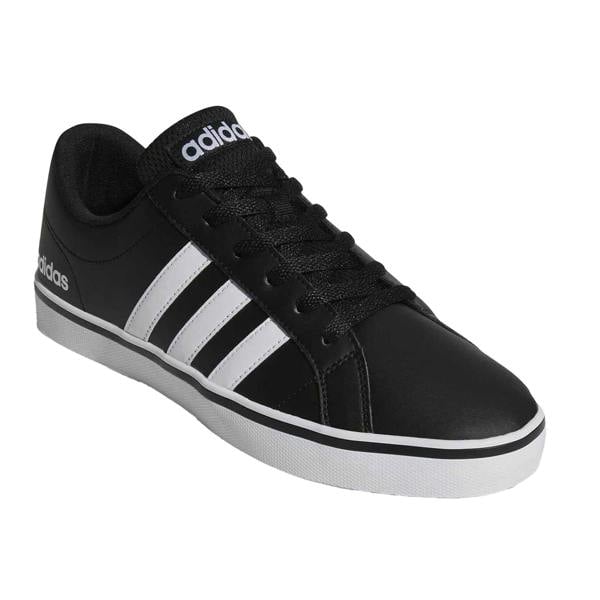 Adidas Mens VS Pace 2.0 3 Stripes Trainers - Black/White - 