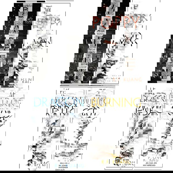 R.F. Kuang Collection 4 Books Set (Babel, The Poppy War, The Dragon Republic, The Burning God)