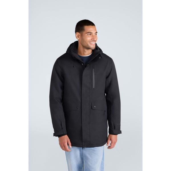 Animal Mens Lisbon Waterproof Parka - Black - 
