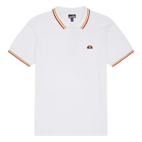 Ellesse Mens Rooks Polo Shirt - White - 