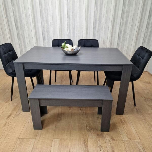 Kosy Koala Dining Table Set with 4 Chairs and a Bench Dining Room and Kitchen table set of 4