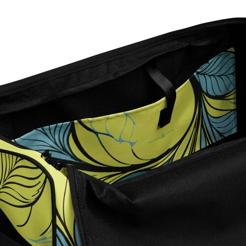 Anchor & Crew Exotic Leaves Pattern Weekender Duffle Bag