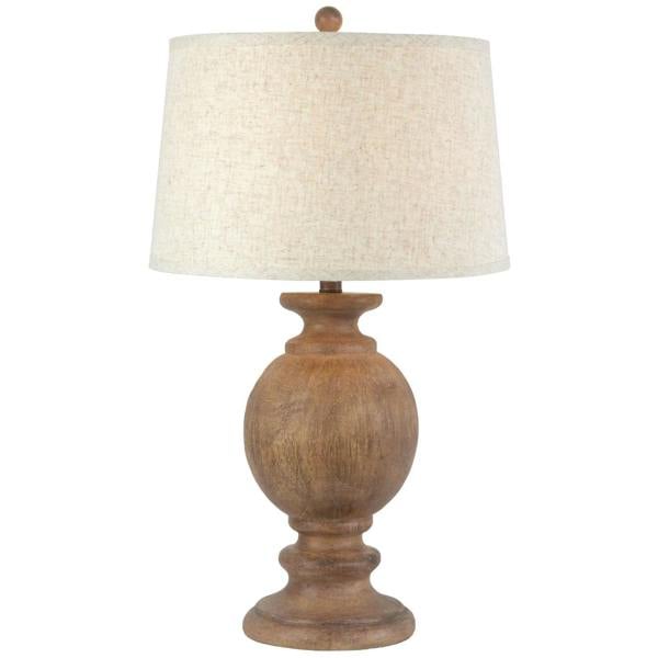 Hill Interiors Clarion Table Lamp (UK Plug) - Brown - 