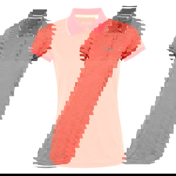 Regatta Womens/Ladies Remex II Polo Neck T-Shirt - Peach Bloom