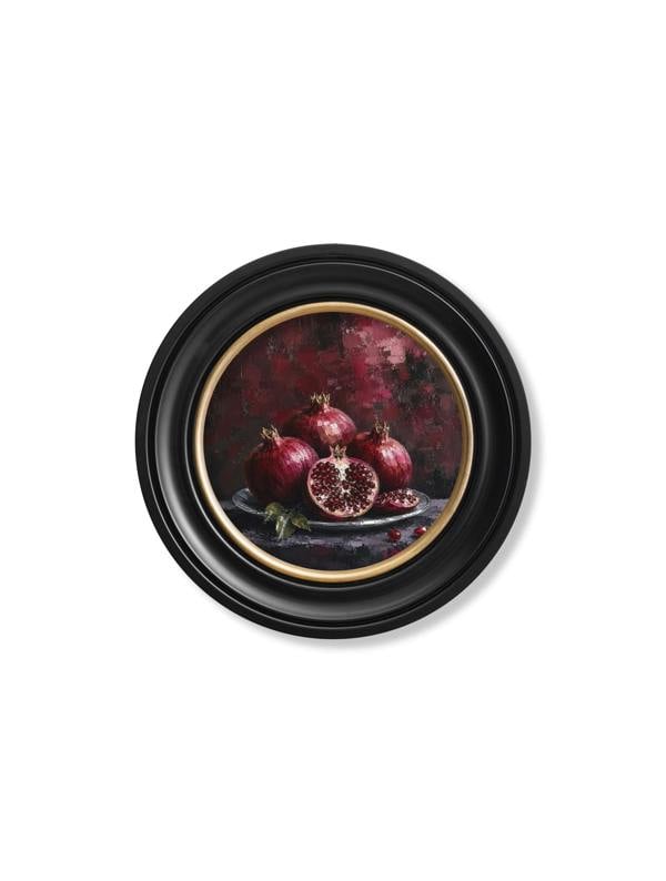 Exceptional Art The Forbidden Fruits - Oxford Round Frame
