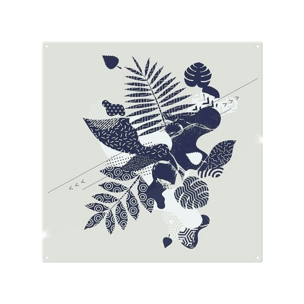 Benjamin Tate Design Decorative Leaf Prints Splash Back