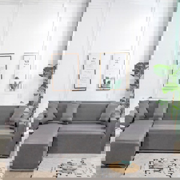 Anyseat 3 Seater Sofa Cover Plain Orange Style and Protection For Living Room Sofa Chair Elastic Stretchable Slipcover