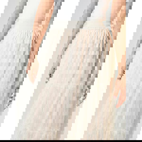 Blue Vanilla Long Layered Skirt