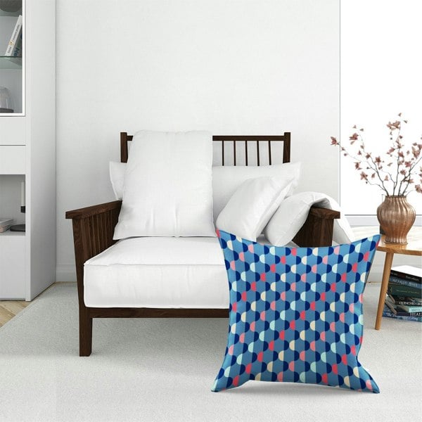 Warren Reed Geometric Pattern Floor Cushion