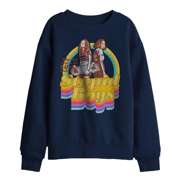 Stranger Things Kids Stupid Boys Sweatshirt - Navy