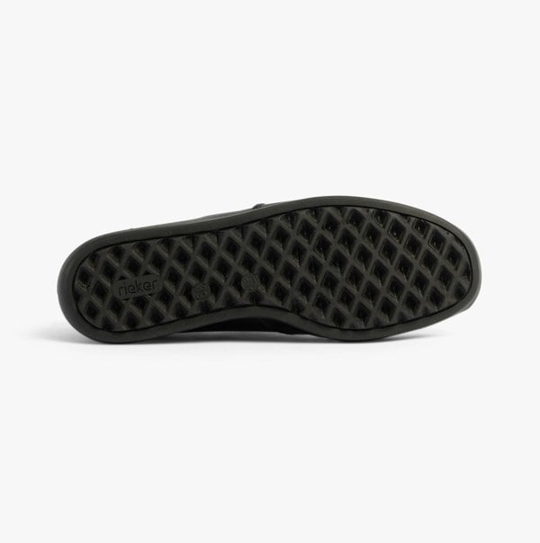 Rieker Womens Moccasin Shoes - Black (44254-00)