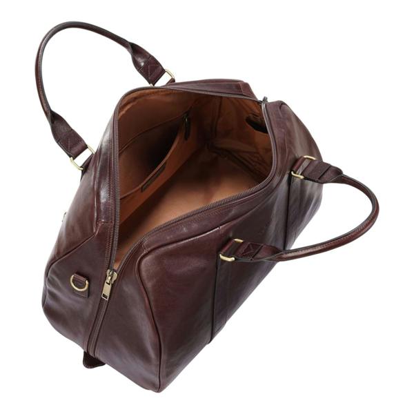 Infinity Leather Vintage Genuine Leather Holdall Duffle Gym Travel Bag - Atlas