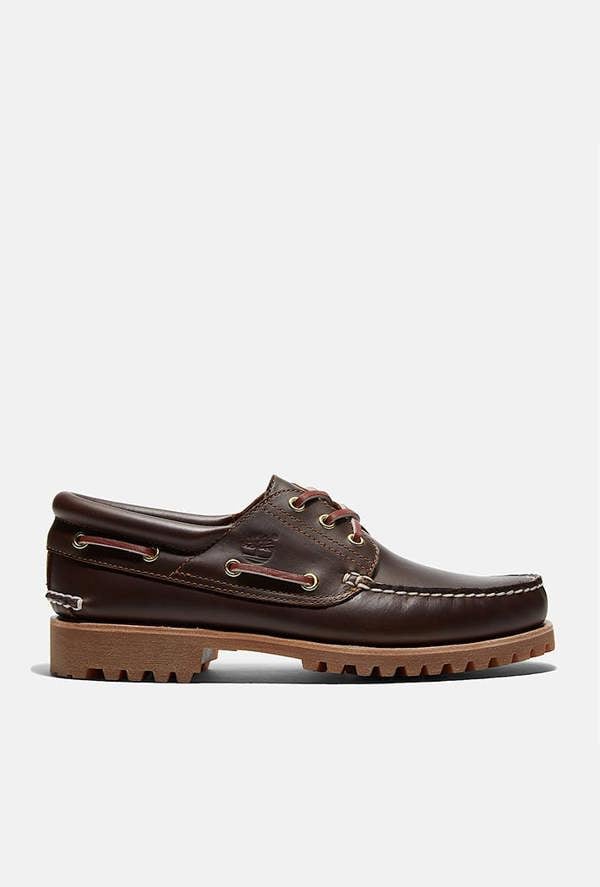 Timberland® Authentic 3-Eye Lug Handsewn Boat Shoe