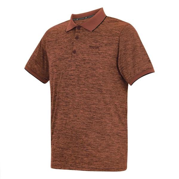 Regatta Mens Remex II Jersey Polo Shirt - Brick - 