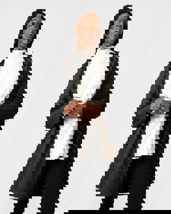 Rains A-line Womens Jacket - 01 Black