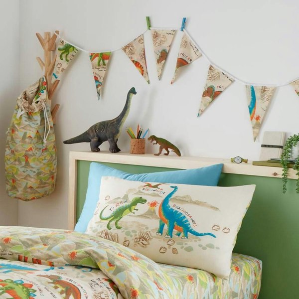 Dino Discovery Bunting Bunting - Happy Linen Company