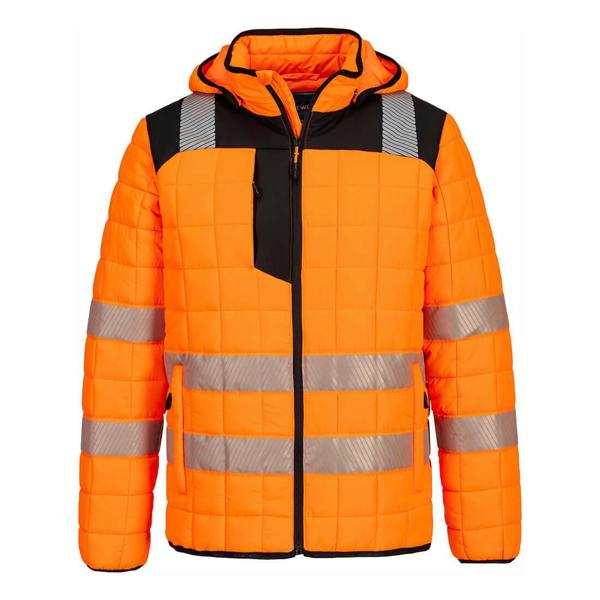 PW3 Hi-Vis Square Baffle Jacket Portwest
