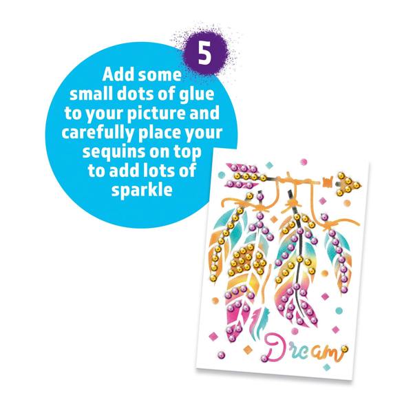 BLOPENS Sparkly Sequins – Glitter Airbrush Craft Set