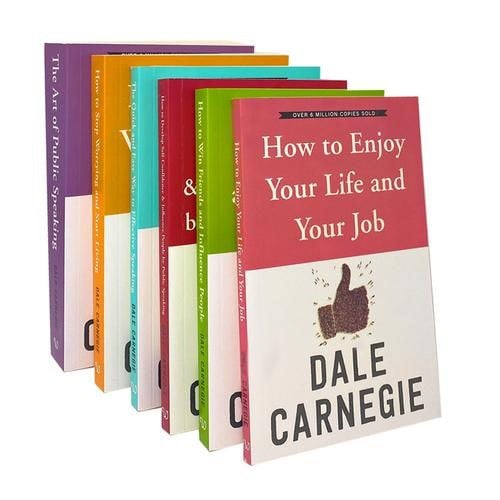 Dale Carnegie Personal Development 6 Books Collection Set