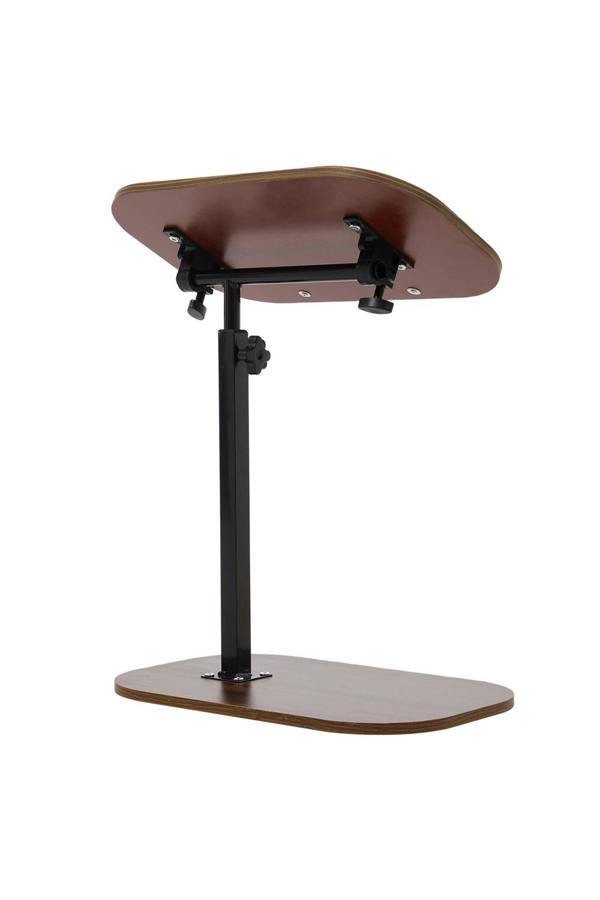 Living and Home Height Adjustable C-Shape Overbed Table