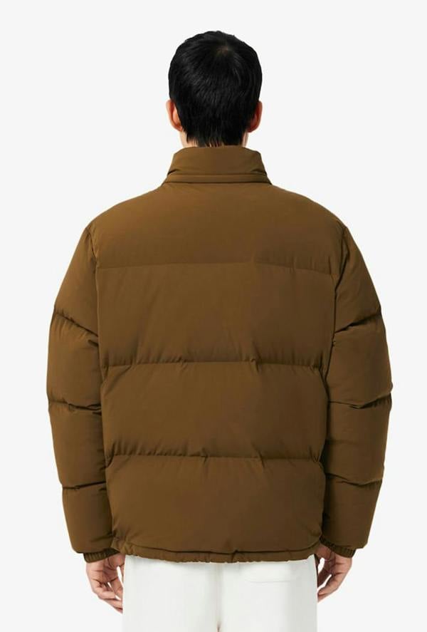 Lacoste Water-Repellent Hooded Down Jacket