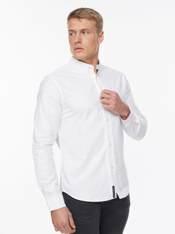 Bewley & Ritch Ervin Oxford Shirt White